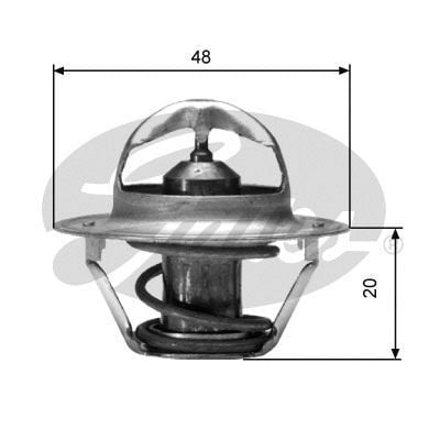 GATES TH00388G1 | Termostat 88°C 05-Kalos-Lacetti 1.4-1.6