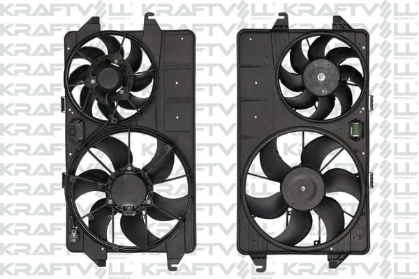 KRAFTVOLL 08120005 | Fan Motoru Komple (Çift Fanlı) Ford Tourneo Connect 02-14
