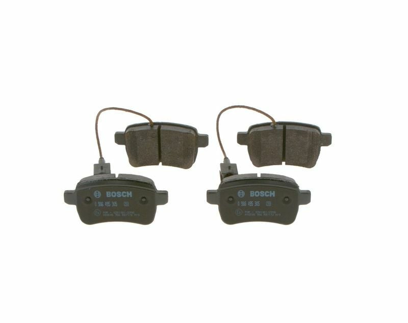 BOSCH 0986495305 | Fren Balata Arka Fişli Giulietta (940_) 10-202.0 Jtdm (940Fxm1a, 940Fxs1a, 940Fyd1a) 1.4 Bifuel (940Fxa1a, 940Fxt1a) 2.0 Jtdm (940Fxq1a, 940Fyc1a) 1.4 Tb (940Fxa1a, 940Fxt1a) 2.0 Jtdm (940Fxe1a, 940Fxg11) 2.0 Jtdm (940Fxv11) 1.4 Tb (940