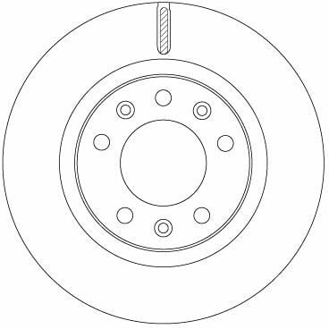 TRW DF6785 | Disk On 14-Pt.308-Combo.E-Grand Land X | 1 Adet