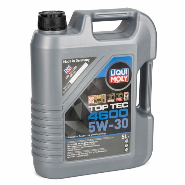 LIQUI MOLY 2316 | 4600 TOP TEC 5W-30 Tam Sentetik Motor Yağı (5 Litre)