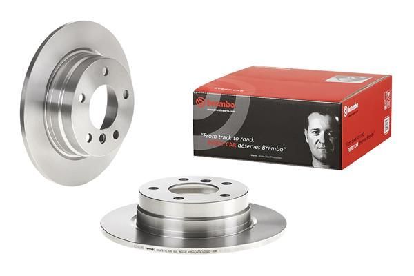 BREMBO 08.5366.24 | Fren Diski Arka Düz (BMW E36-E46) | 2 Adet