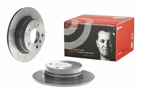 BREMBO 08.5366.76 | Fren Diski Arka Düz Cızgılı (BMW E36-E46) | 2 Adet