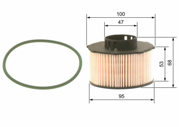 BOSCH F026402359 | Mazot Filtresi 18-Pt.208-301-308-2008-3008-5008 1.5Hdi