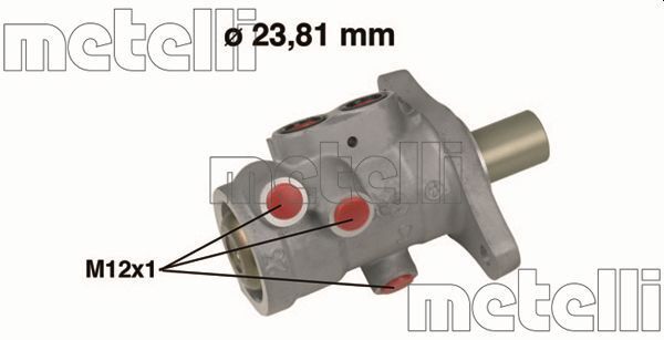 METELLİ 05-0556 | Fren Ana Merkezi Laguna II 1.6 16V K4m 1.9 F9q 2.0 16V F4r