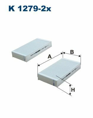 FILTRON K1279-2X | Polen Filtresi 99-Hr-V 1.6 16V