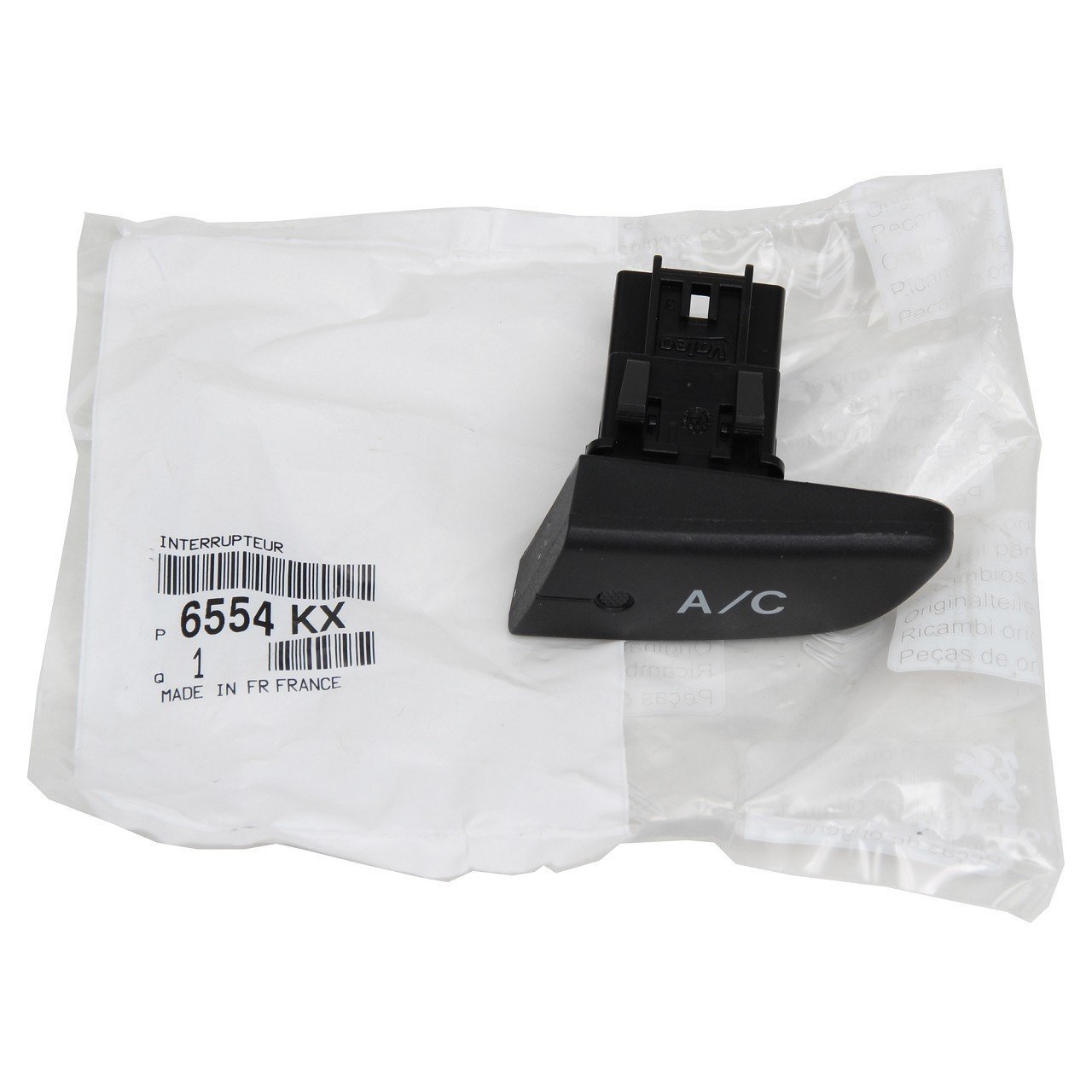 PSA 6554.KX | Citroen C1 Klima Açma Kapama Düğmesi Orijinal