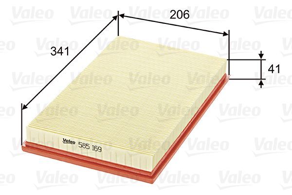 VALEO 585169 | Hava Filtresi Opel Vectra B