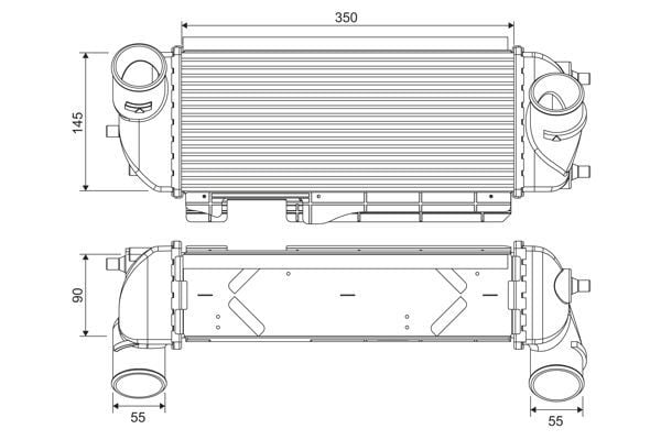 VALEO 818368 | Turbo Radyatörü (Intercooler) 10-16 İx35-Sportage 2.0Crdi D4ha-G4kd