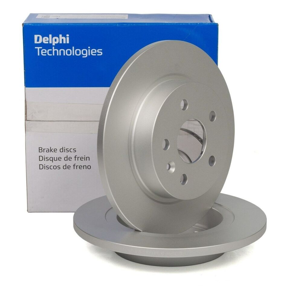 DELPHI BG2148T | Opel Astra F 1.4 / 1.6 (8 Valf) Hava Kanalsız Ön Fren Diski Hava Kanalsız Takım 569030