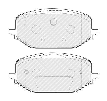 FERODO FDB5337 |  Peugeot 3008 2017-2020 Ön Fren Balata Takımı Ferodo Marka