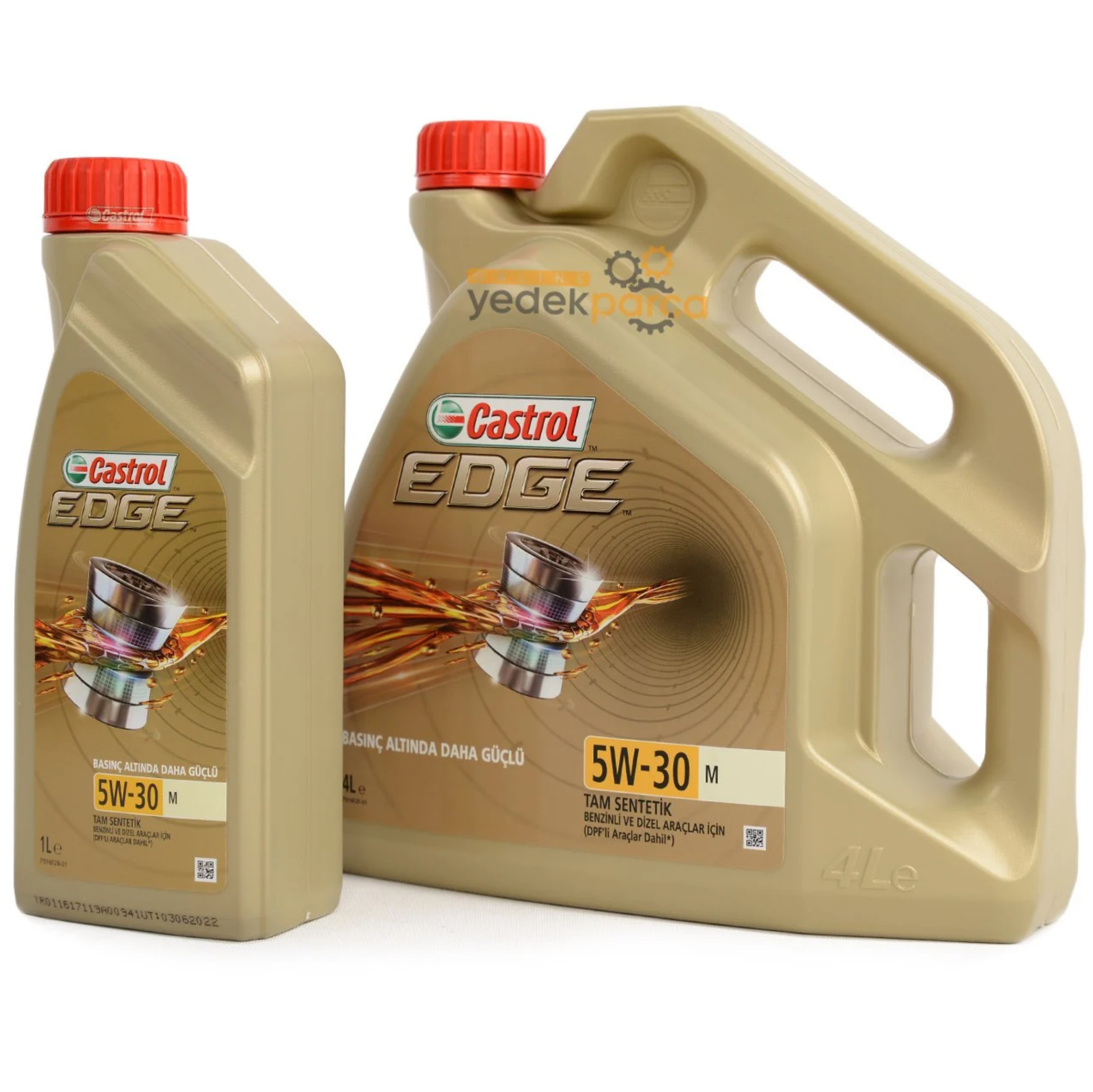 CASTROL EDGE 5W-30 M Serisi 5 Litre (BMW - Mercedes BENZ Onaylı) Üretim Yılı: 2023