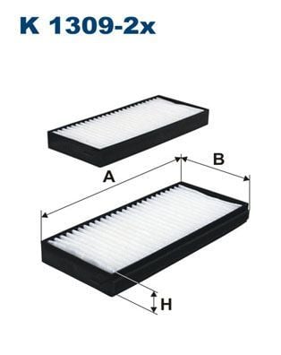 FILTRON K1309-2X | Polen Filtresi Kyron-Actyon 2.0Xdi