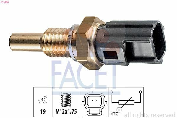 FACET 7.3294 | Hararet Müşürü Focus 98 > 04 Focus C Max (Dm2): 1.6 03 > 07 Fiesta 99 > 01