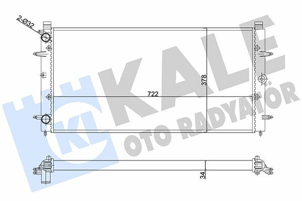 KALE 356880 | Radyatör 92-03 T.Porter.T4