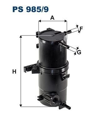 FILTRON PS985-9 | Mazot Filtresi 16-Amarok 2.0Tdi