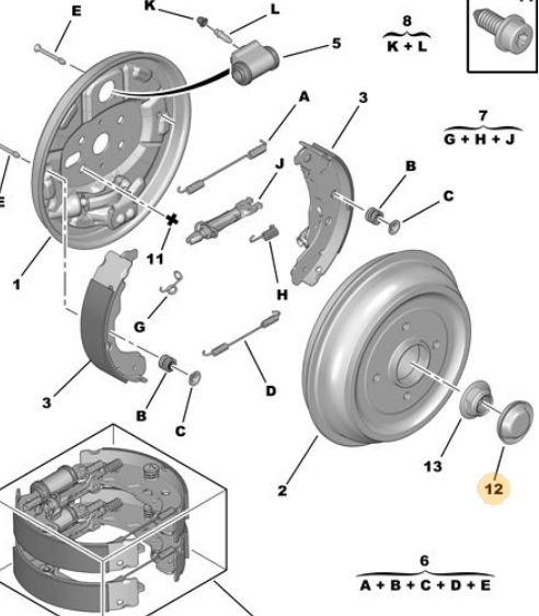 MOPAR (PSA) 3740.46 | Arka Porya Kapağı En374044