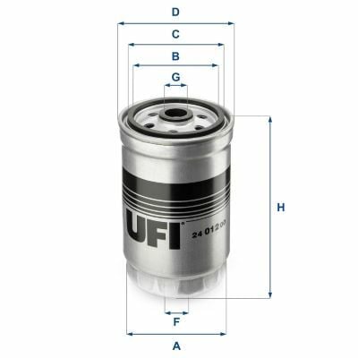 UFI 24.012.00 | Mazot Filtresi 06-Hı.Getz-Accent.Era-Ka.Rio 1.5Crdi **Oe**