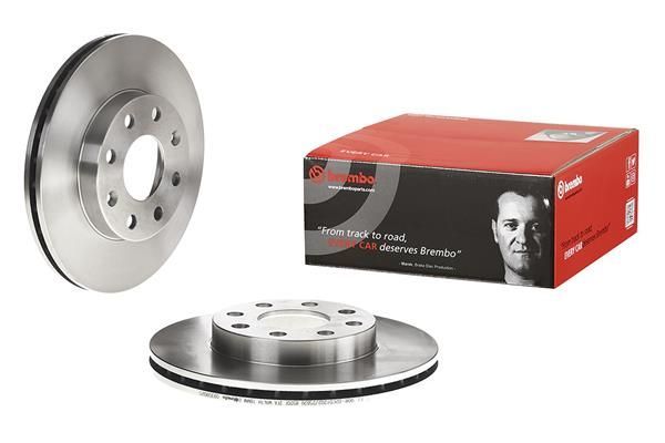 BREMBO 09.3090.20 | Fren Diski Ön Havalı (236-6)-(Chevrolet Kalos 02 / 10 / Aveo 05 / 10) | 2 Adet
