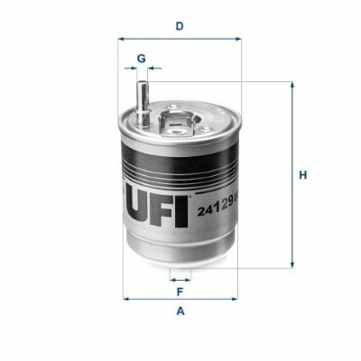 UFI 24.129.00 | Mazot Filtresi Hı. i30 1.6 CRDI **Oe**