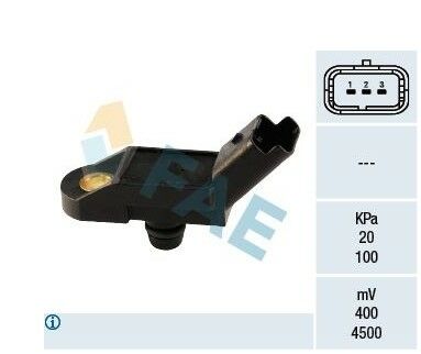 İTHAL 15009 | Peugeot 206-1998-2011 1.4 Benzinli Basınç (Map) Sensörü