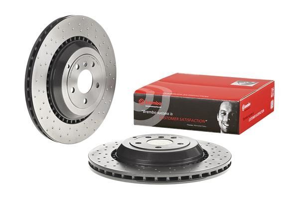 BREMBO 09.C660.11 | Fren Diski Arka UV Coated Mercedes-Benz