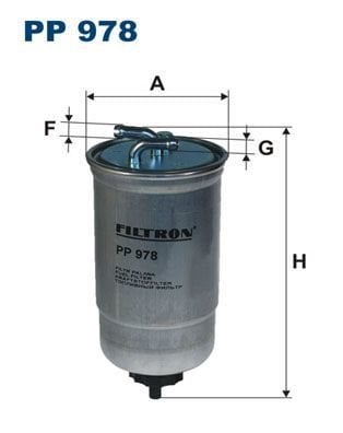 FILTRON PP978 | Mazot Filtresi 04-Accord 2.2Cdti