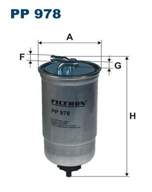 FILTRON PP978 | Mazot Filtresi 04-Accord 2.2Cdti