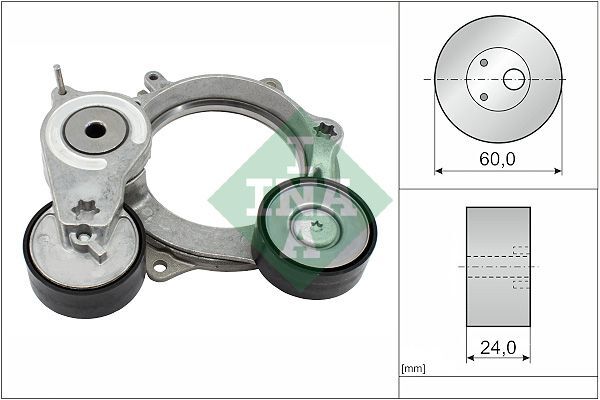 INA 534071810 | Audi A4 A5 A6 A7 A8 Q5 Q7 Q8 V-Kayış Gergisi 057903133Af