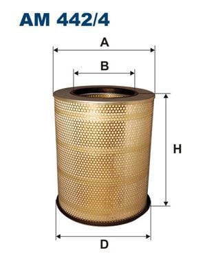FILTRON AM442-4 | Hava Filtresi Dıs Volvo Fh 400 / 440 / 480 / 500 / 520 05-Fh12 420 93-05 460 98-Fm 440 / 460 05-Fm12 420 98