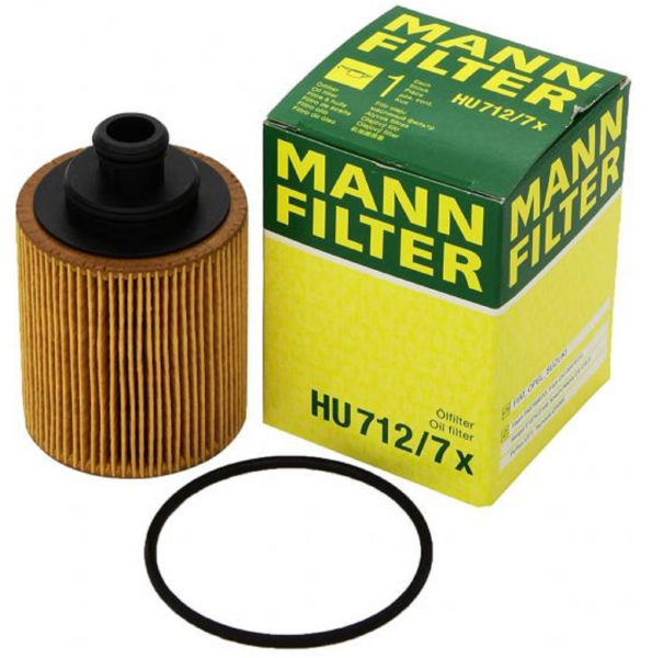 MANN HU712-7X | Opel Combo C 1.3 Dizel Ufi Tip Yağ Filtresi (HU712/7X)