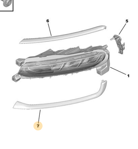 MOPAR (PSA) YQ009931XY | C3 AIRCROSS (A88) AİLE İÇİN HATCH BACK 1.2 PureTech SİNYAL LAMB ÇITA SAĞ