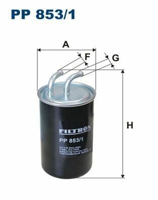 FILTRON PP853-1 | Mazot Filtresi 07-Outlander 2.0 Dı-D