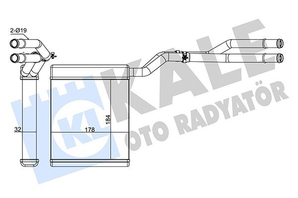 KALE 347375 | Kalorifer Radyatörü 07-Mondeo 1.6 Benzinli Kale Marka