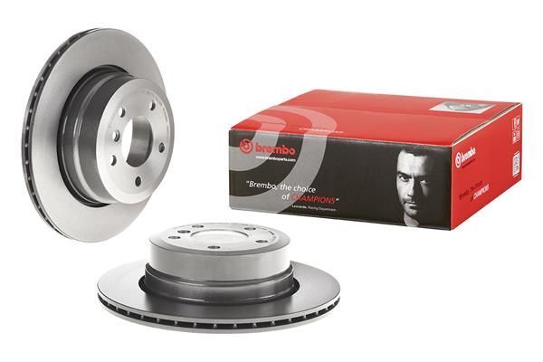BREMBO 09.B313.11 | Fren Diski Arka Hava Kanallı UV Coated BMW E60-E61 X Drıve | 2 Adet