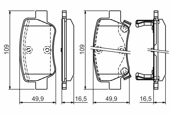 BOSCH 0986494403 | Fren Balata Arka Avensis Sedan (_T27_) 08-182.0 D-4D (Adt270_) 1.6 Vvt-İ (Zrt270_) 1.8 Vvt-İ (Zrt271_) 2.0 Vvt-İ (Zrt272_) 2.0 D-4D (Adt270_) 2.2 D-4D (Adt271_) 2.2 D-4D (Adt271_) 1.6 D4-D (Wwt270_) 2.0 D-4D (Wwt271_) Avensis Station Wa