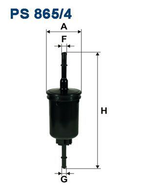 FILTRON PS865-4 | Benzin Filtresi 02-09 Fiesta-Fusion-Ma.2 1.25-13-.1.4-1.6