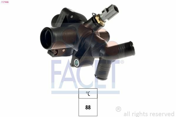 FACET 7.7948 | Termostat Gövdesi Komple V347 V348 Tt9 2.2 155Ps 11-14 Yeni Transit V363 Ttg 14-(Arkadan Cekıs)