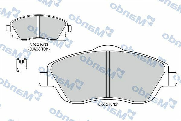 MANDO MBF015178 | Fren Balata Ön 01-Corsa.C-Combo.C