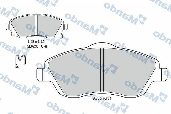 MANDO MBF015178 | Fren Balata Ön 01-Corsa.C-Combo.C