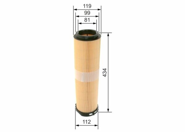 BOSCH 1457433333 | Hava Filtresi 02-09 E-Seri (W211-S211) E220