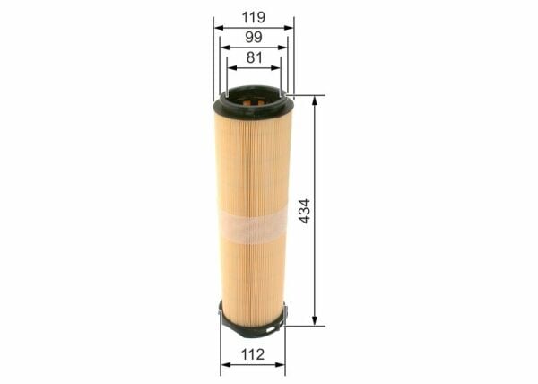 BOSCH 1457433334 | Hava Filtresi 03-07 E-Seri (W211-S211)