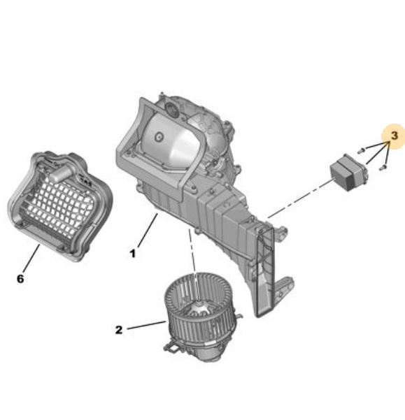 PSA 9821291880 | OPEL VİVARO YM Klima Kontrol Modülü Otomatik