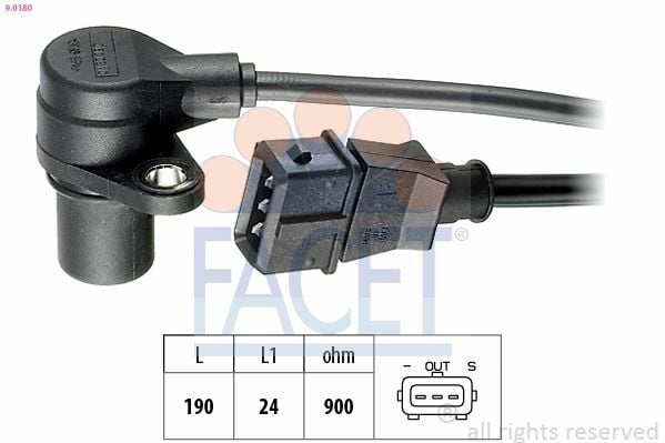 FACET 9.0180 | Krank Sensörü Land Rover Freelander 2.0 D