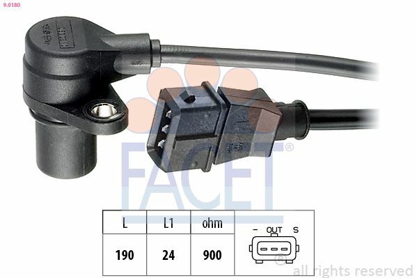 FACET 9.0180 | Krank Sensörü Land Rover Freelander 2.0 D
