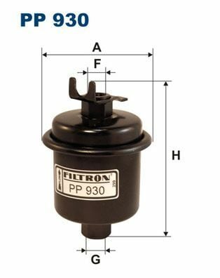 FILTRON PP930 | Benzin Filtresi 95-01 Civic 1.4İs Cr-V 2.0 16V