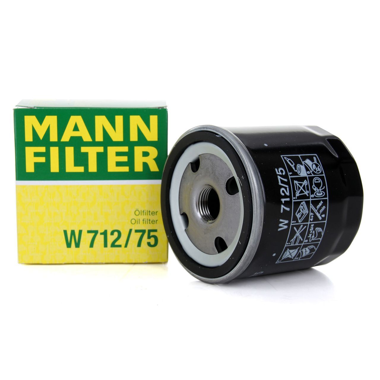 MANN W712-75 | Opel Astra H Z16XEP Benzinli Motor Demir Yağ Filtresi