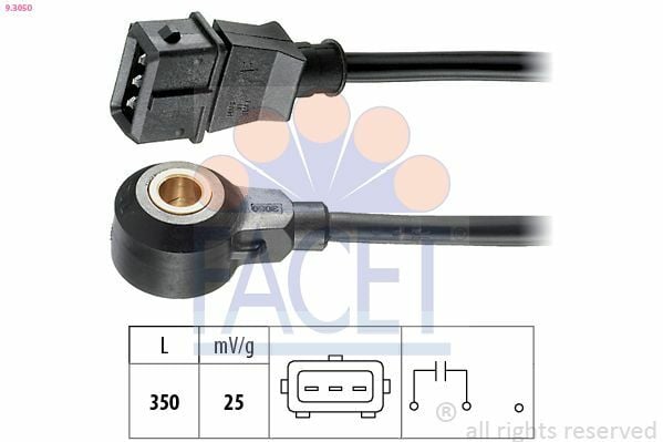 FACET 9.3050 | Vuruntu Sensörü Vectra A-Vectra B X18xe-X20xev