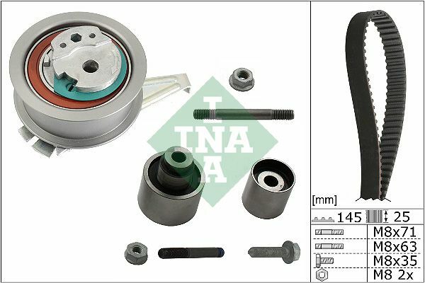 INA 530075910 | Triger Seti (Gergisi-- 04L109243h--) Kodiaq 18-Passat 15-Tiguan 16-4X4 2.0 TDI Cuaa