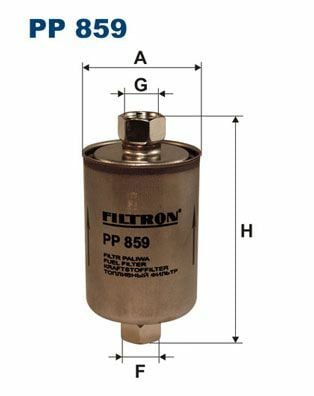 FILTRON PP859 | Mazot Filtresi 95-02 Range Rover-Dıscovery4×4